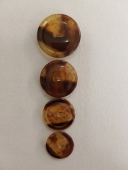 Hornknopf, glänzend 