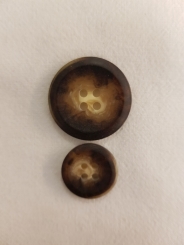 Kunststoffknopf, matt 