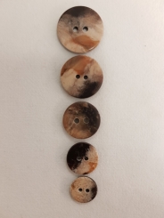 2Lochknopf, glänzend 