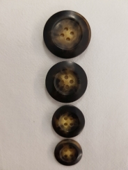 Toller 4Lochknopf, meliert 