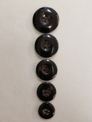 Edler Hornknopf, glänzend 