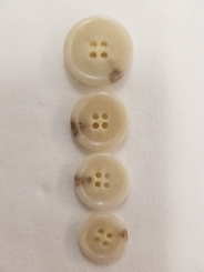 Hornknopf, meliert 18mm