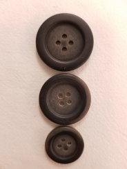 Kunststoffknopf, matt 