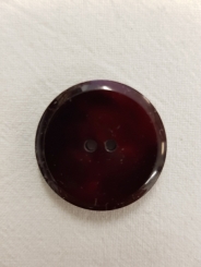 Kunststoffknopf mit Farbverlauf in weinrot 