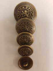 Trachtenknopf mit Muster 
