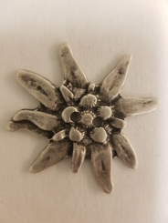 Zierteil in Edelweißform 