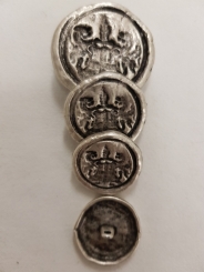 Trachtenknopf mit einem Motiv 
