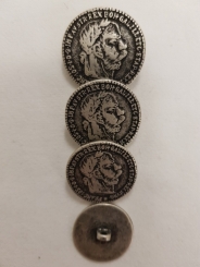 Trachtenknopf, flach 22mm