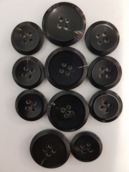 Hornknöpfe 5er Set 20 mm